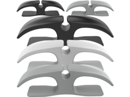 Kit Com 5 Enroladores De Cabos Autoadesivos Para Eletrodomésticos De Cozinha, Suporte