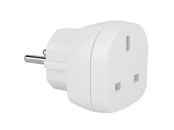 Conector De Tomada Laxiscreed Para Viagens, Converte Padrão Uk Para Eu, Ideal Para Carregamento Portátil