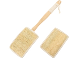 Lurelia Pack De 2 Buchas Vegetais De Banho Para Costas E Corpo, Bucha Vegetal, Cabo Longo E Massagem Suave, Uso Diário