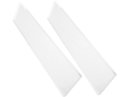 Conjunto De 2-prateleiras Acrílico Para Armário Banheiro Com 33cm Altura 13-polegadas Ideal Paredes
