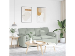 Vidaxl Sofá Modular Com Almofadas Cinzento-claro