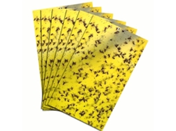 Trampas de Insetos de Papel Pegajoso Doble Cara Amarillo para Moscas, Pulgones e Mais S/MARCA