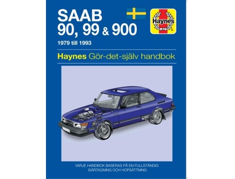 Livro Saab 90, 99 900 de Haynes Publishing (Sueco)
