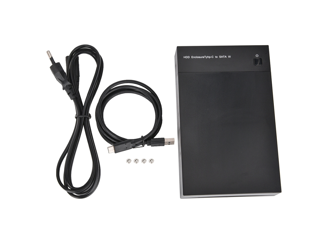 Enclosure Universal De Disco Rígido E Ssd Sata De 2,5/3,5" Com Velocidade Alta De 10gbps