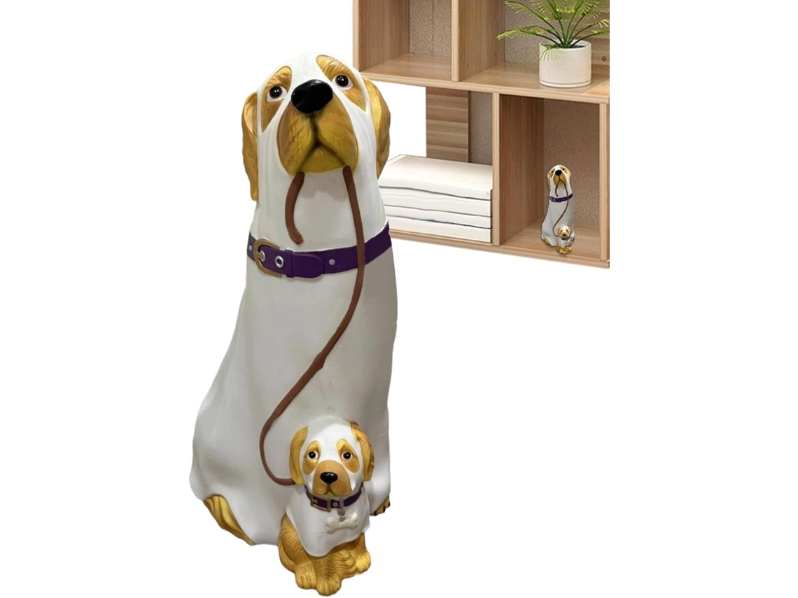 Miniatura de Cachorrinho 8 Cm em Resina, Escultura Decorativa,, Representação Detalhada do Animal Enfeite Fofo de CHABERLU