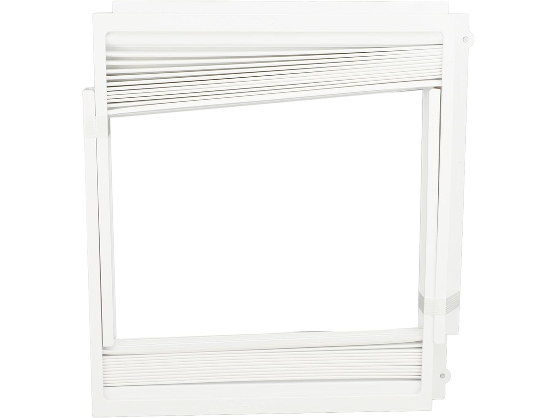 Painel Lateral Ajustável Para Janela Rengue Com Moldura, Kit Defletor De Isolamento Para Saída Ar Condicionado