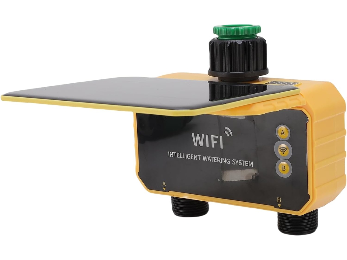 Temporizador De Irrigação Wi-fi, Sistema Solar 2 Zonas Com Controle