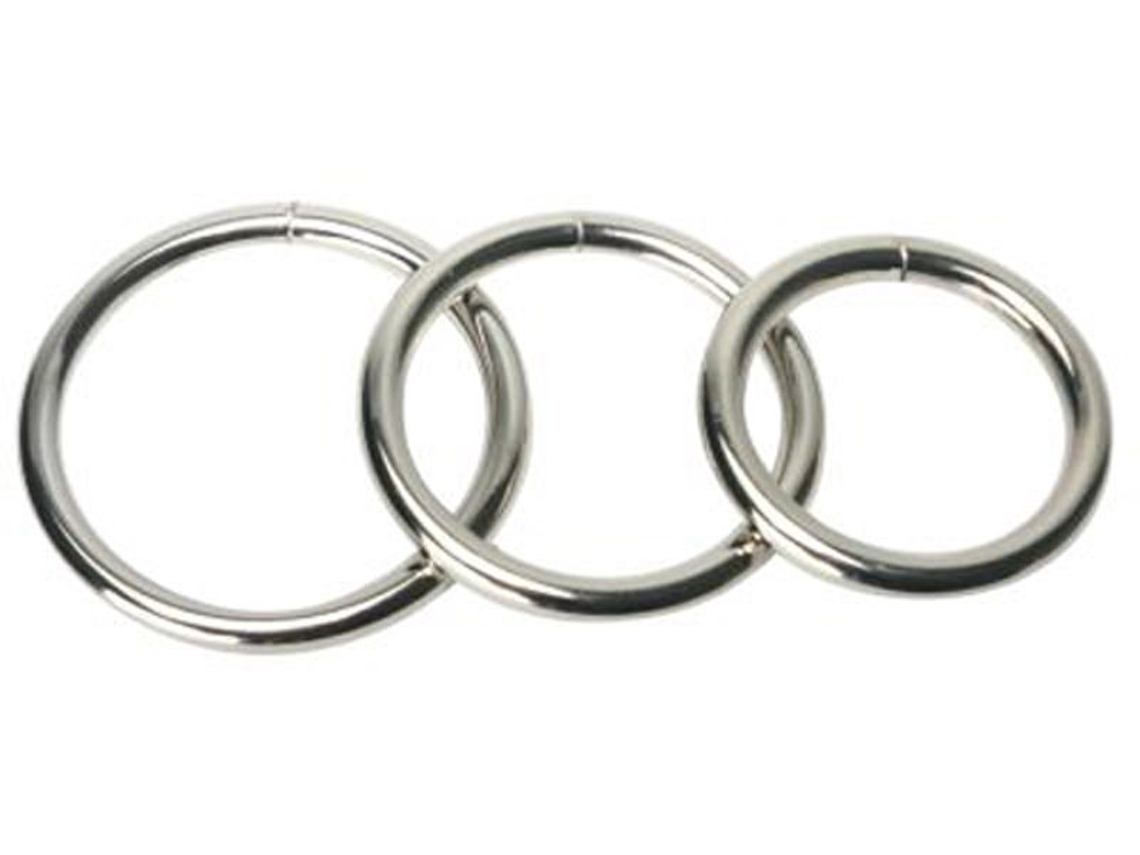 Trine Steel Ring Collection