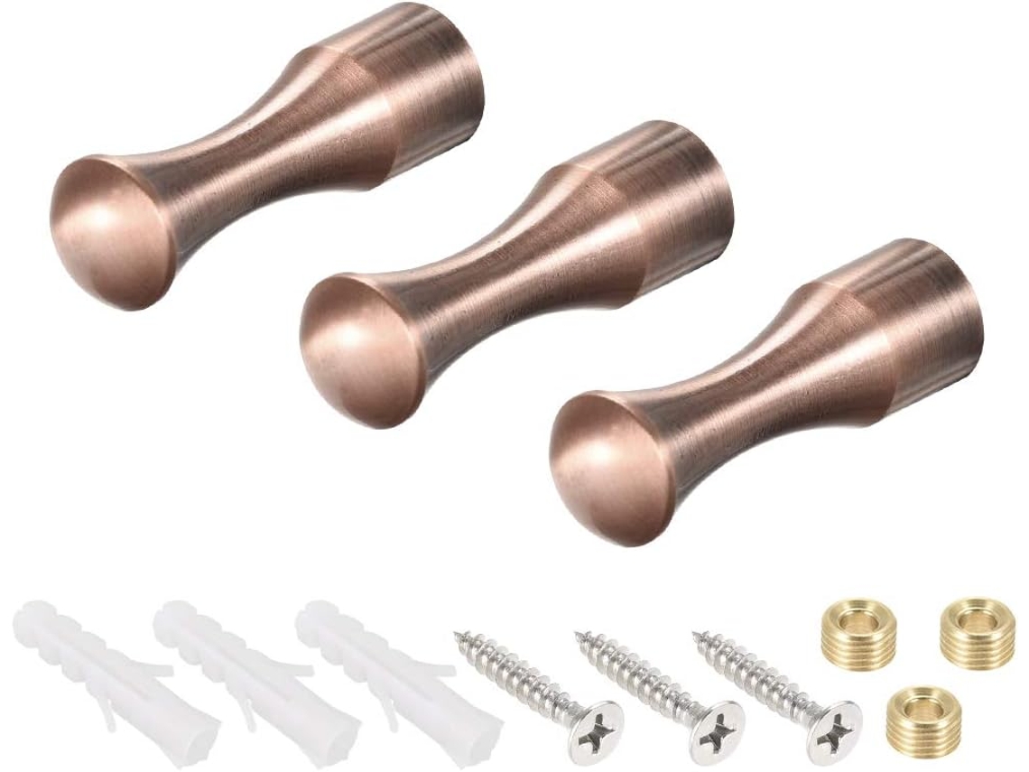 Conjunto de 3 Ganchos CHABERLU para Toalhas e Casacos, 14x45mm