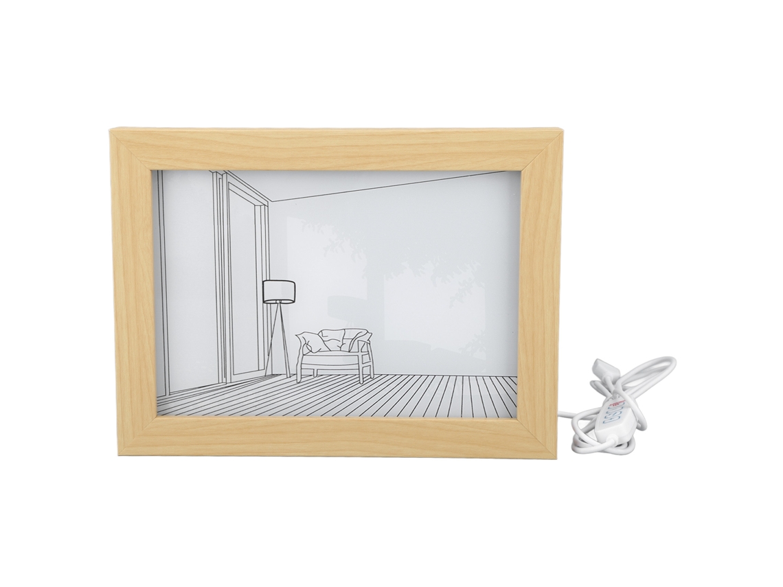 Quadro Decorativo de Led para Cabeceira, com 3 Cores Ajustáveis, para Sala de Estar, Quarto CHABERLU