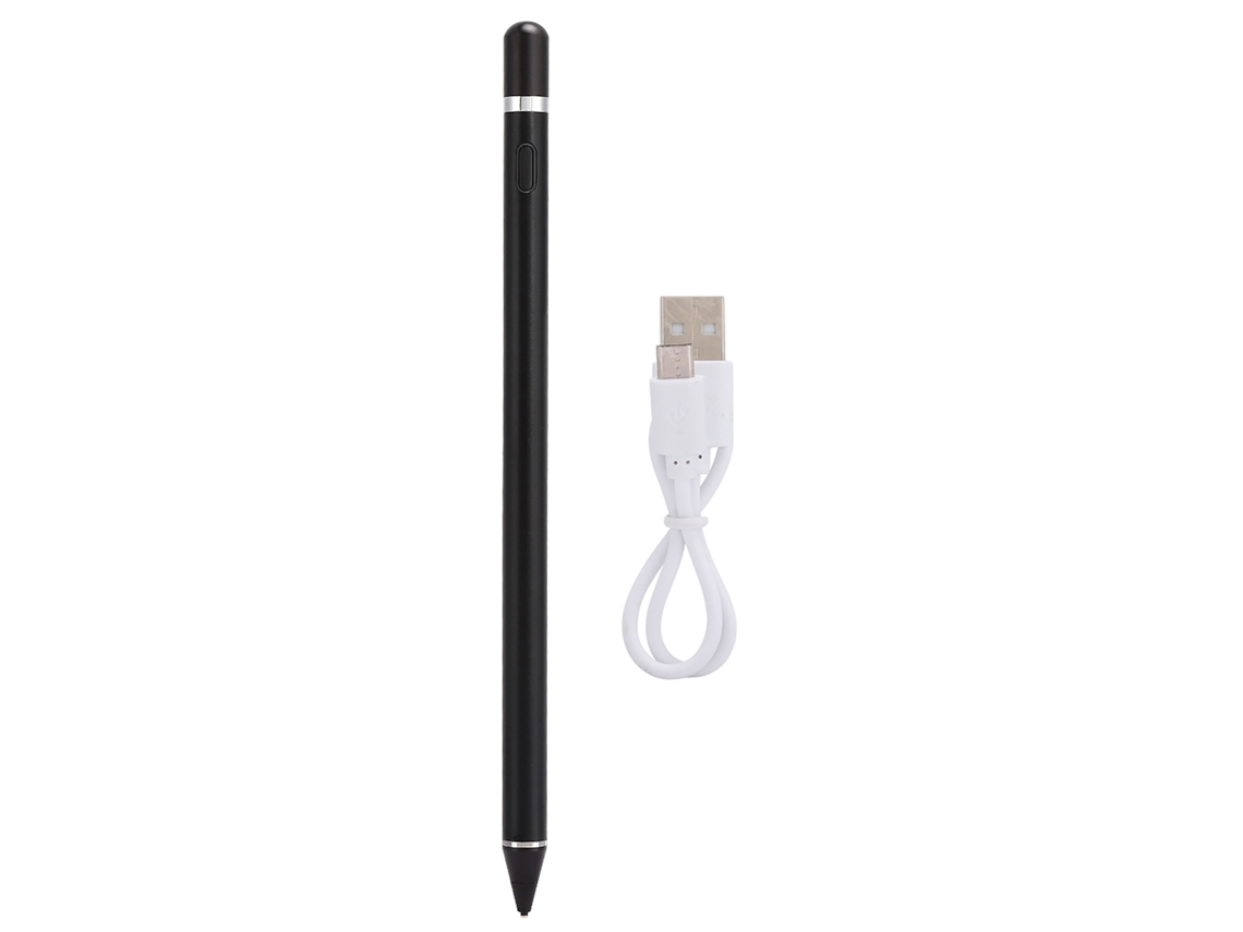 Caneta Estilográfica (capacitiva Ativa Com Bateria De Lítio Integrada) Versão Universal Preta