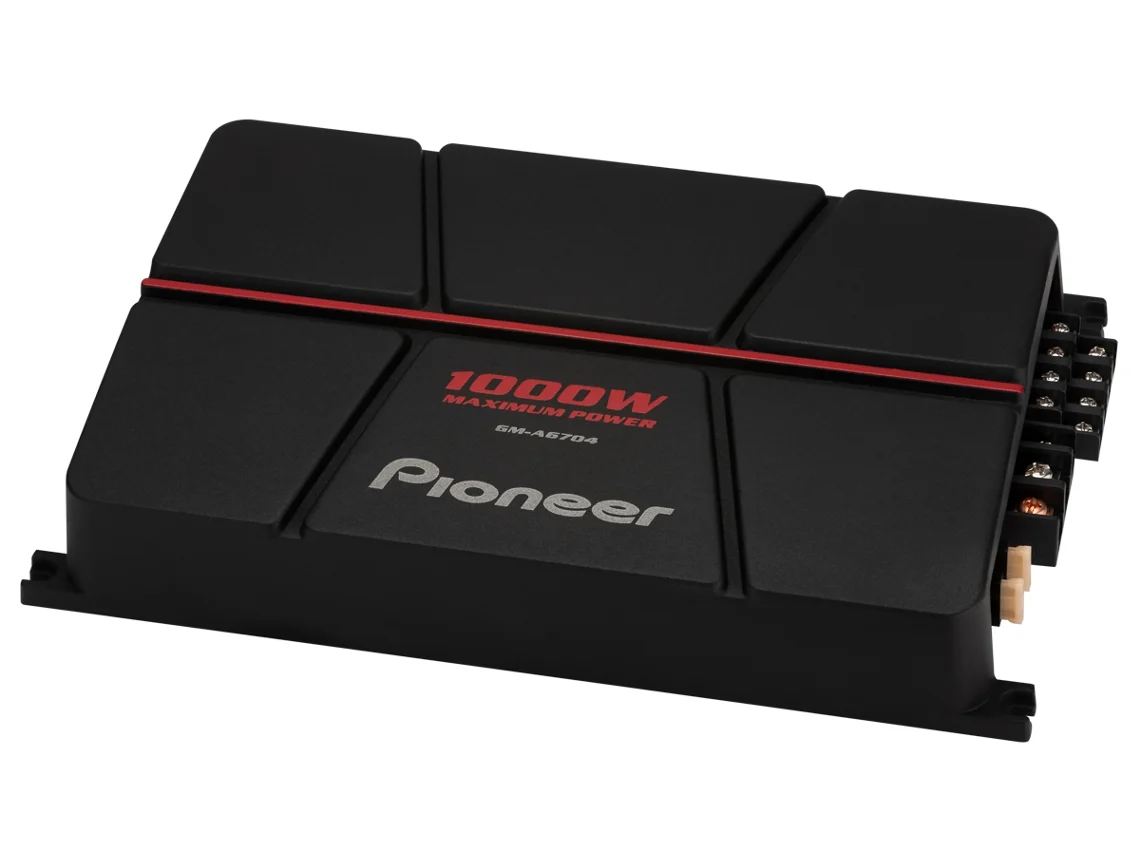 Amplificador Auto PIONEER GM-A6704 (4 Canais - 1000 W)