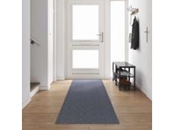 Vidaxl Runner De Carpete Cinzento-claro 80 X 500 Cm Tecido