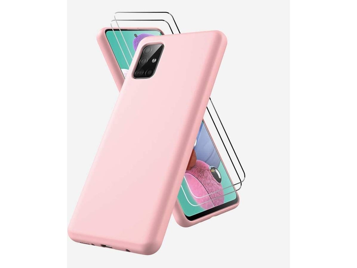 Capa Samsung Galaxy A51 HONGWE. Rosa