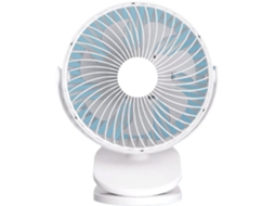 Ventilador Portátil com Clipe Recarregável Ajustável Temporizador