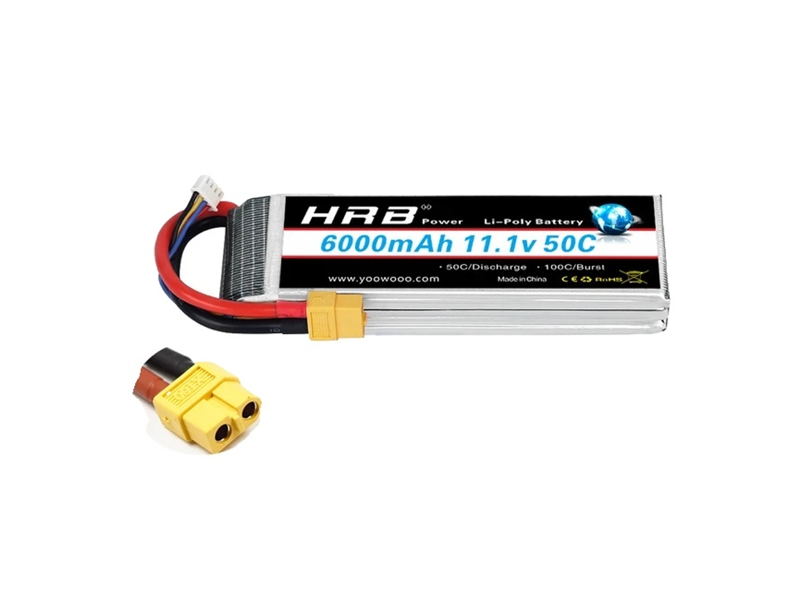 Bateria Lipo, Alta Capacidade, Múltiplas Opções,3s 6000mah Xt60 Oem