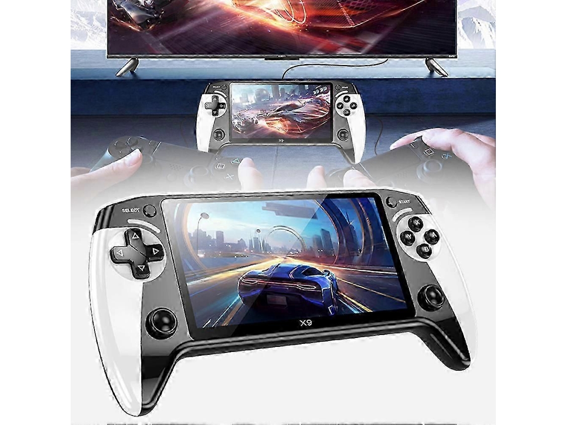 Console de Jogos Portátil 25 26 X9 5,1 Polegadas, Recarregável GOKOCO