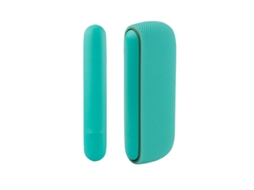 Capa Para Iqos Iluma Modelo De Abertura Lateral Adicionar Painéis Laterais 13x9.5x3cm Silicone Verde Menta Fwinl