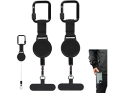 Pacote Com 1 A 10 Unidades De Suporte Extensível Antifurto Para Celular, Alça Leve Para Celular Com Clipe Seguro rm