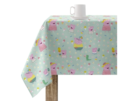 Toalha de Mesa BELUM de resina resistente a manchas Summer Peppa 1 (140x140 cm)