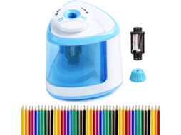 Apontador de lápis automático Slowmoose, apontador de lápis elétrico alimentado por bateria