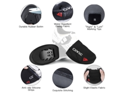 Capas de Ponta Business para Sapatos de Ciclismo MTB e Road Bike, Impermeáveis Reutilizáveis
