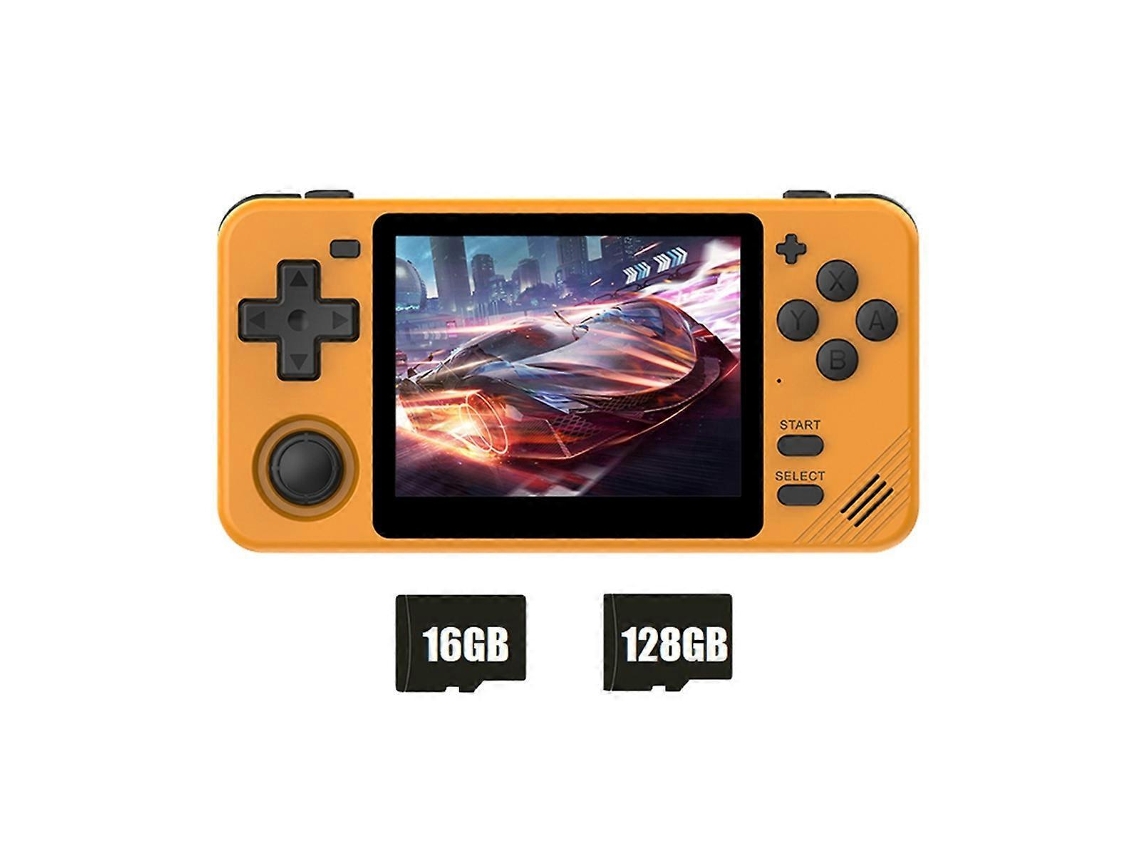 Console de jogos portátil RGB10X com tela IPS de 3,5 polegadas e 16 GB de RAM, Slowmoose