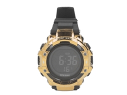 Relógio Digital Desportivo Com Tela Led Grande À Prova D'água 5bar Para Homem Outdoor Ouro
