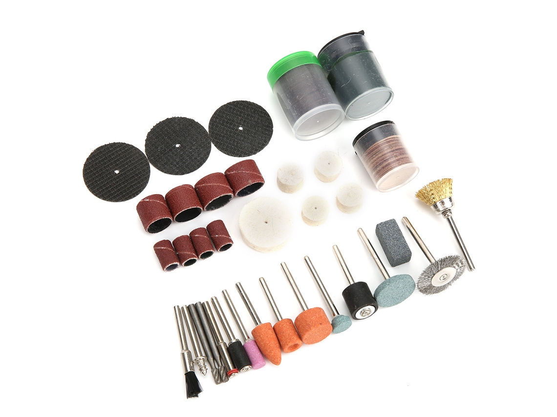 Kit De Acessórios Para Lixadeira 89 Peças Para Polimento, Esmerilhamento E Corte Com Lixadeira Elétrica