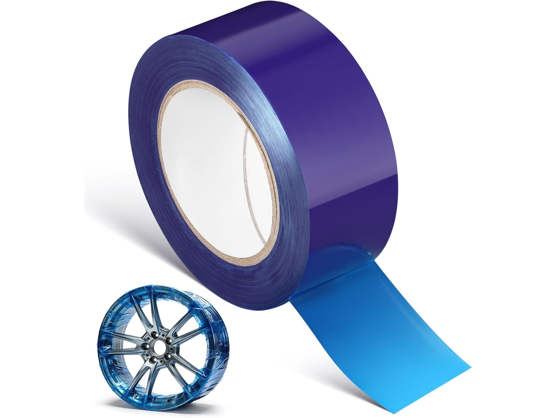 Película protetora azul Didiseaon para pneus e rodas, película adesiva resistente em PE para reparos e proteção de estradas.