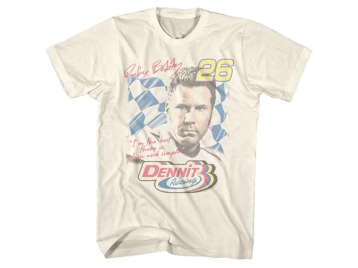 Unisex Adult T-shirt Rockinstone Talladega Nights Best There Is Quote Natural Sizes