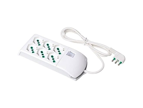 Extensão de Tomadas Múltiplas Fme 12862 Interruptor Iluminado 6 Saídas 2Pe 16A 1 5M FANTON