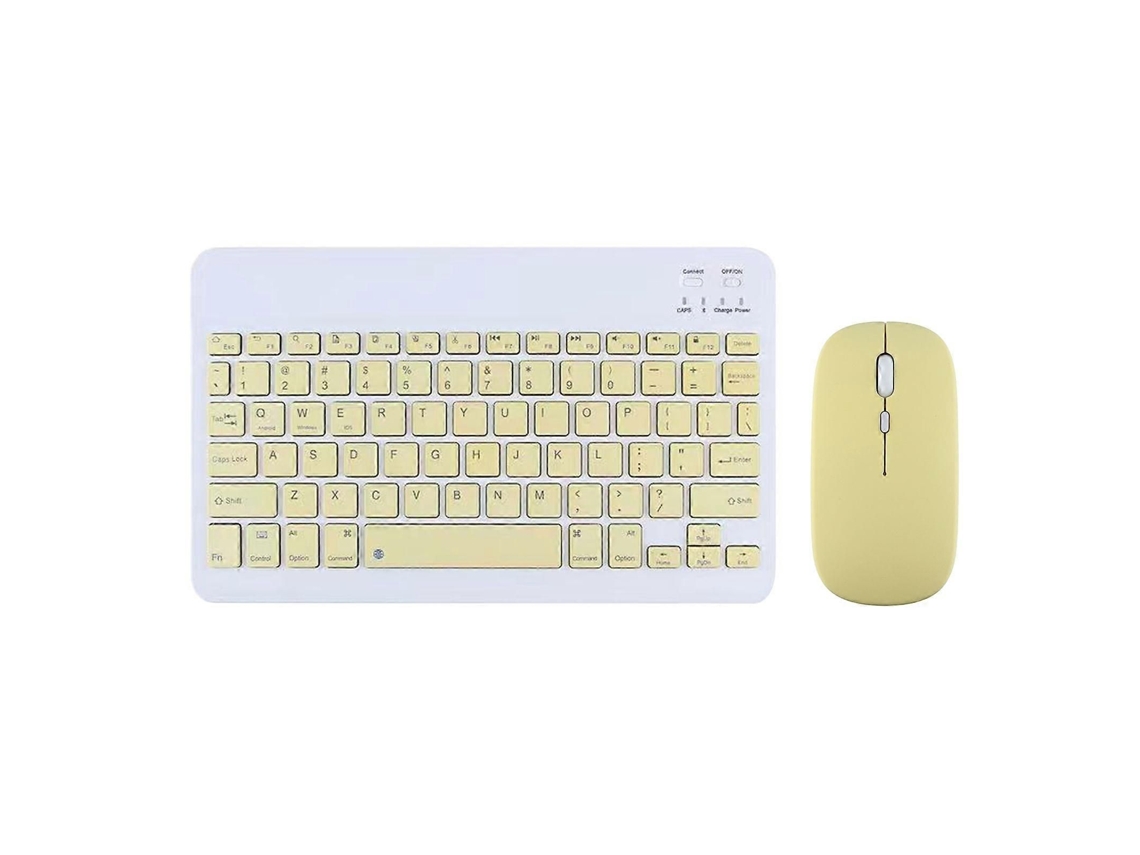 Mini Teclados Portáteis Compatíveis com Bluetooth, com Suporte para Conectar Celulares e Tablets a Vários Dispositivos. Multicolorido. TAISHENGDA