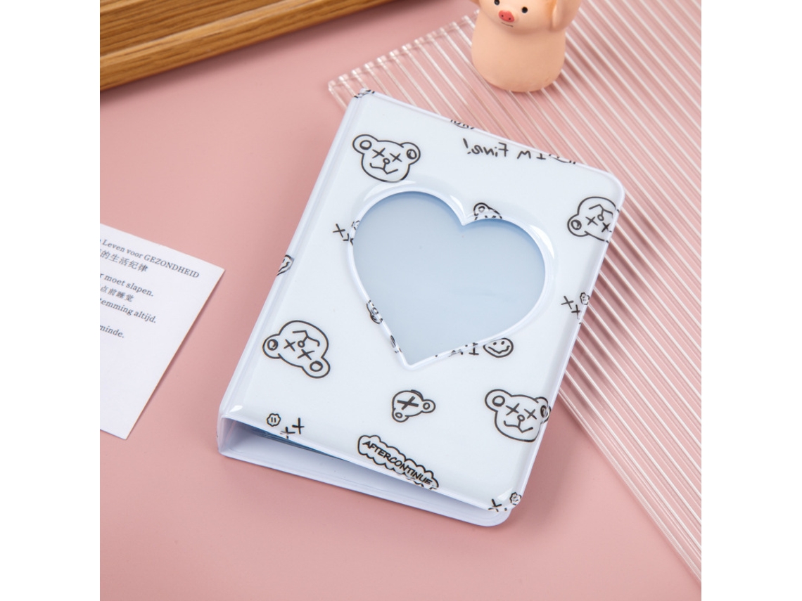 Porta, Cartões Kpop de 7,6 Cm , Mini Álbum de Fotos Kpop, Foto BRILVIBERA (branco)
