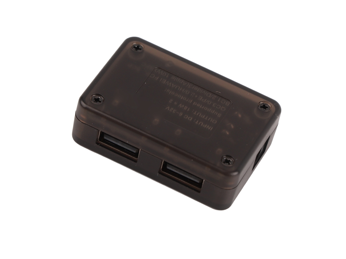 Módulo Buck DC DC 12v 24v, para Qc3.0, Carga Rápida, Doble USB, Regulador de Voltagem