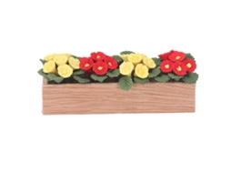 Mali vaso de Flores para Casinha de Bonecas Bonsai em Miniatura Decor Balcão Janela Madeira Resina