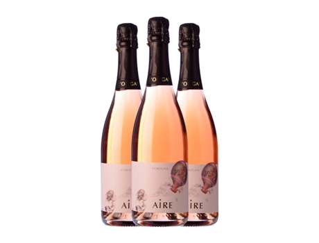 Espumante rosé L'ORIGAN Aire Rosé Brut Nature Cava (0.75 L - 3 Unidades)