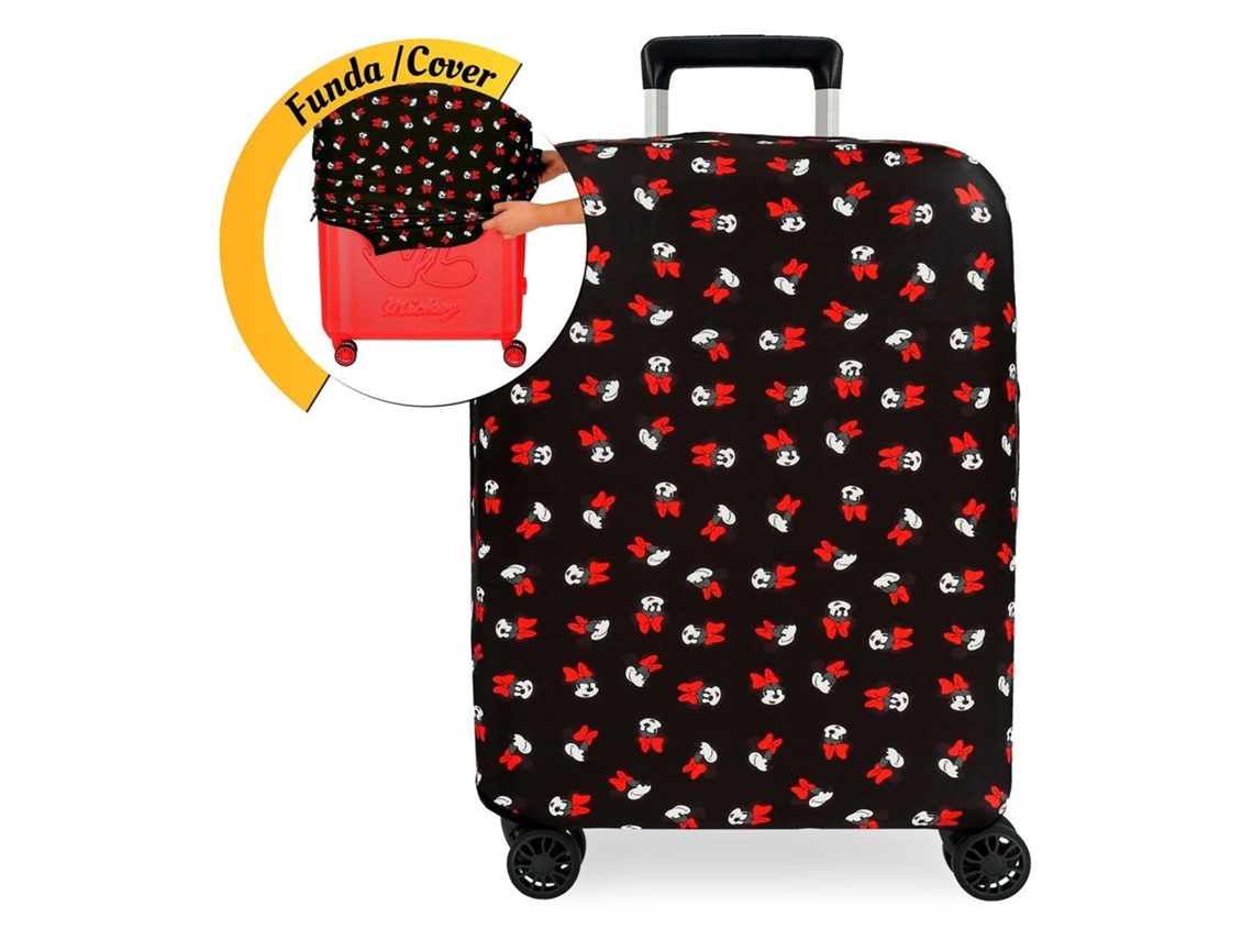 Capa de Mala de Viagem DISNEY Minnie Preto