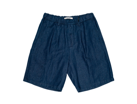 Calções De Homem Messagerie Linho Azul (48)