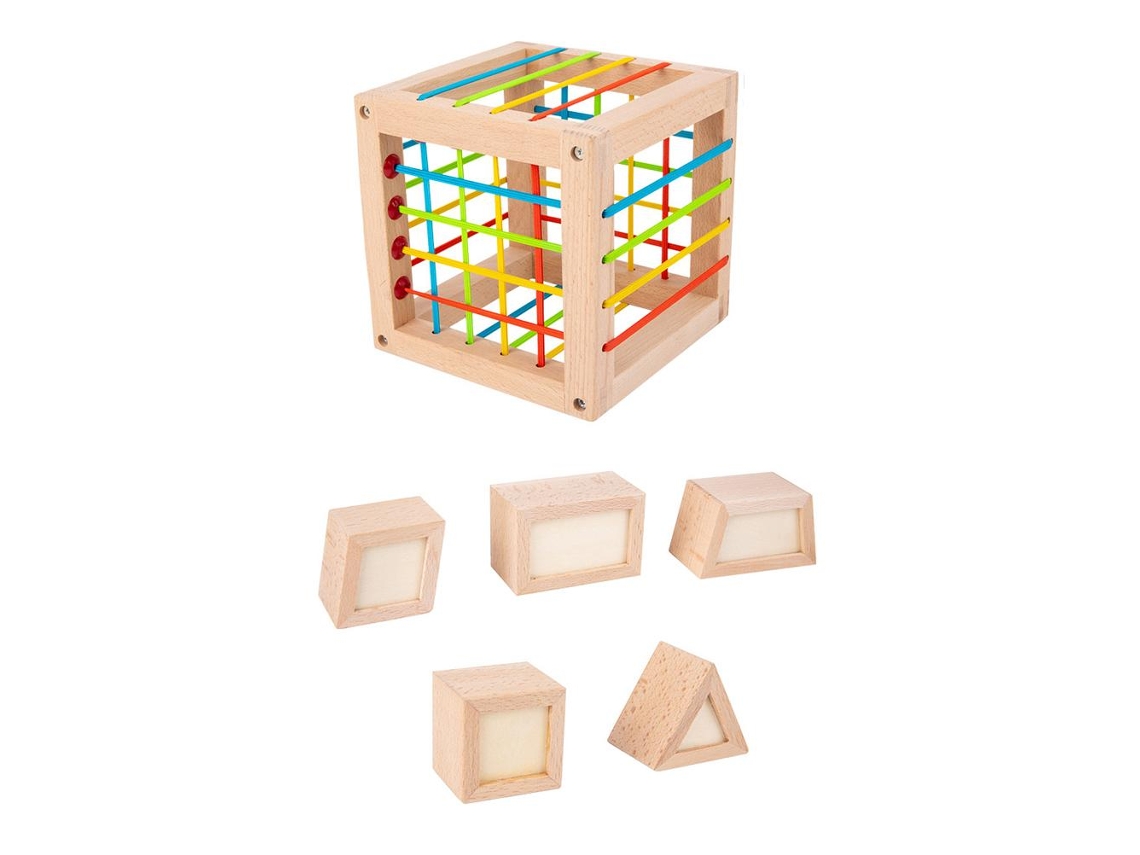 Ats juguete de Classificação para Bebês Cubo Colorido Juguetes de Aprendizagem Multissensorial para Meninos e Meninas Presente
