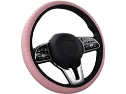 Capa universal antiderrapante para volante em couro sintético, para carros sem aro interno.