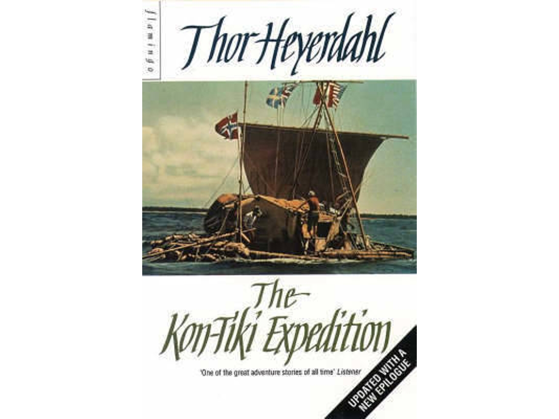 Livro The Kon-Tiki Expedition de Thor Heyerdahl (Inglês)