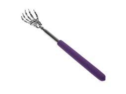 (roxo) Massageador E Coçador De Costas Retrátil Em Aço Inoxidável Para Aliviar A Coceira