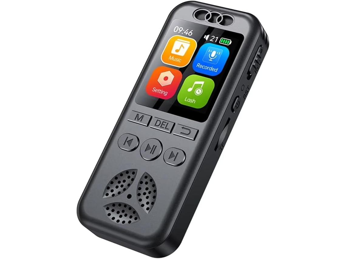 Gravador de Voz Digital Su7 de 64 Gb com Gravação de Áudio Ativada por Voz SFUSHOS