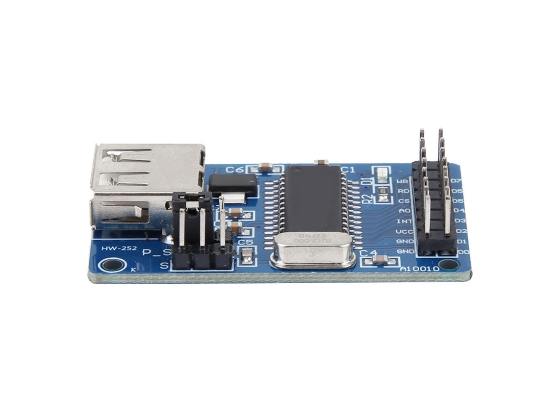 Laxiscreed Leitor De Dados Usb Para Pen Drive, Compatível Com Interface De 8 Bits