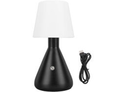 Luminária De Mesa Portátil Metal, Luminária De Mesa Led Sem Fio Com Controle Toque 3 Cores, Luz Noturna Recarregável Com