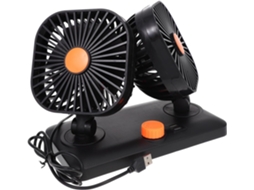 Ventilador Usb Portátil Preto De 30 W Para Camping, Ventilador Silencioso Para Veículo.