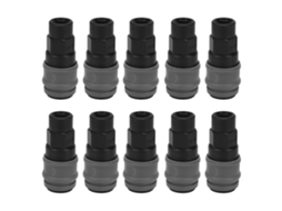 Conector Rápido De Acero Plástico Auto Bloqueo Tipo C Hembra Rosca Sf Para Tubería De Aire G1/2 (40) 10pcs