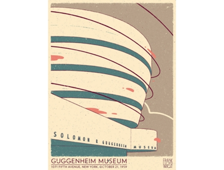 Cartaz Serigráfico de Edição Limitada PLAKAT Guggenheim Museum
