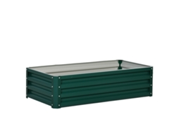 Mesa de Jantar 6 Pessoas, Extensível, Até 70kg, Alumínio Amarelo, 81/162x80x75cm | S/MARCA